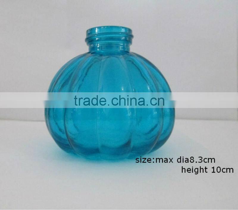 glass oil lamp bottle simple design ,different design colorfull