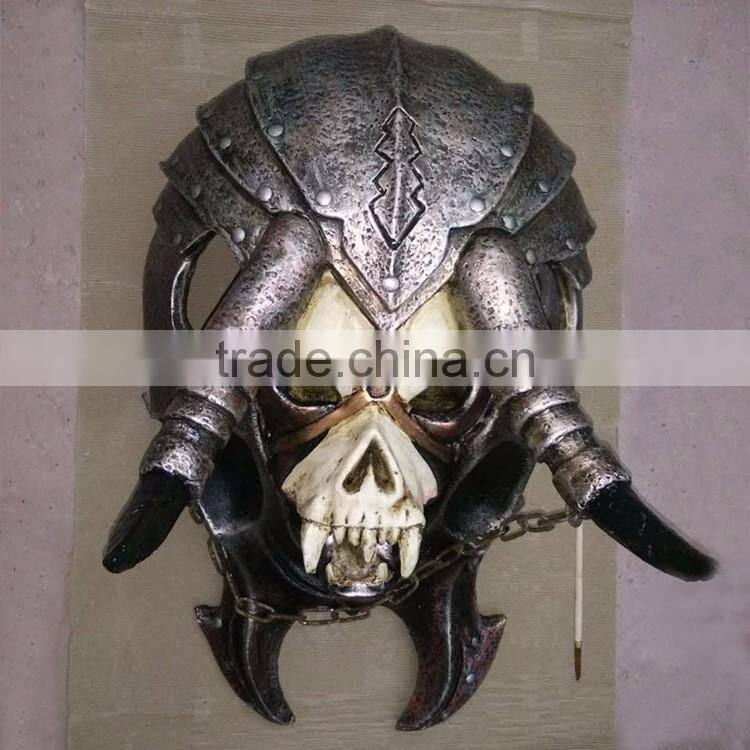 Custom life size carved dragon head skull for sale