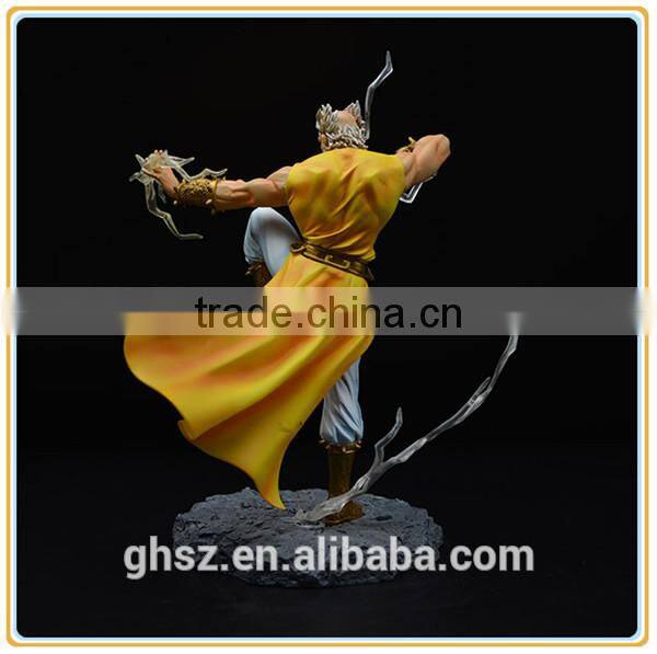 Custom plastic ancient statue hand paint craft pvc fighter figurine manufaturer