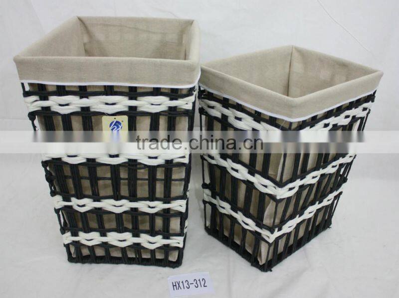 Dirty Clothes Bathroom Storage Basket Rattan Laundry Basket
