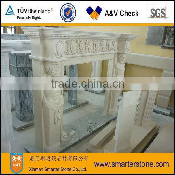 India White Fireplace