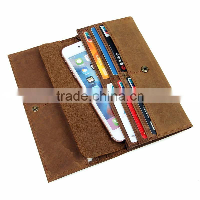 New Custom men's Italian Vegetable Tanned Leahter Passport Cover