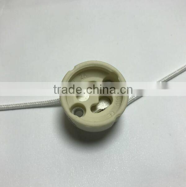 plastic rear cover porcelain GU10 lamp holder