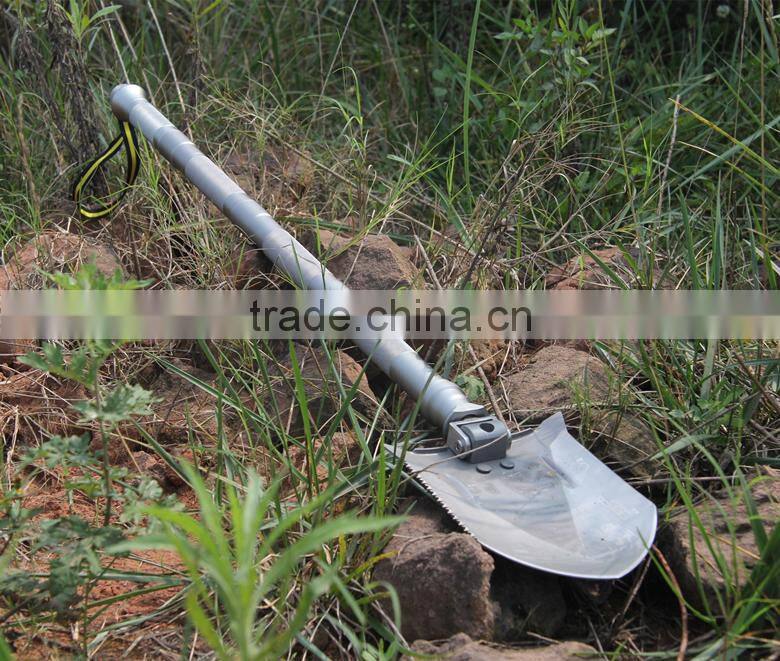 stainless steel military shovel, folding stainless steel shovel, army shovel