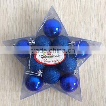 2015 New Beautiful Design Christmas Decoration Balls