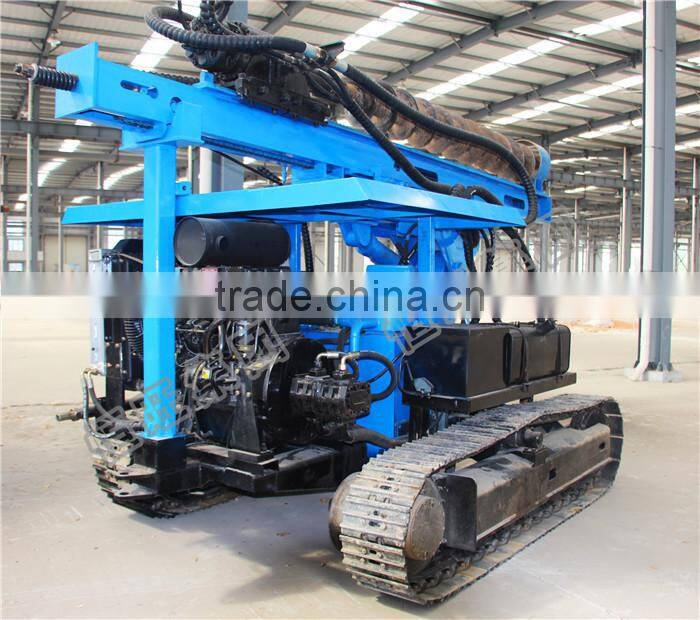 Photovoltaic mounting system installation ground screw solar pile driver