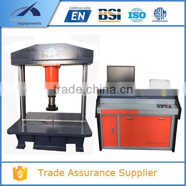 CTM-600MC BS EN124 Standard Hydraulic Servo System Computer Controlled Manhole Cover Compression Testing Machine