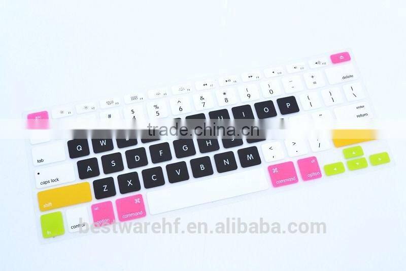 Ultrathin Clear Silicone Keyboard Cover Skin for Apple Macbook Pro /Retina 13" 15"