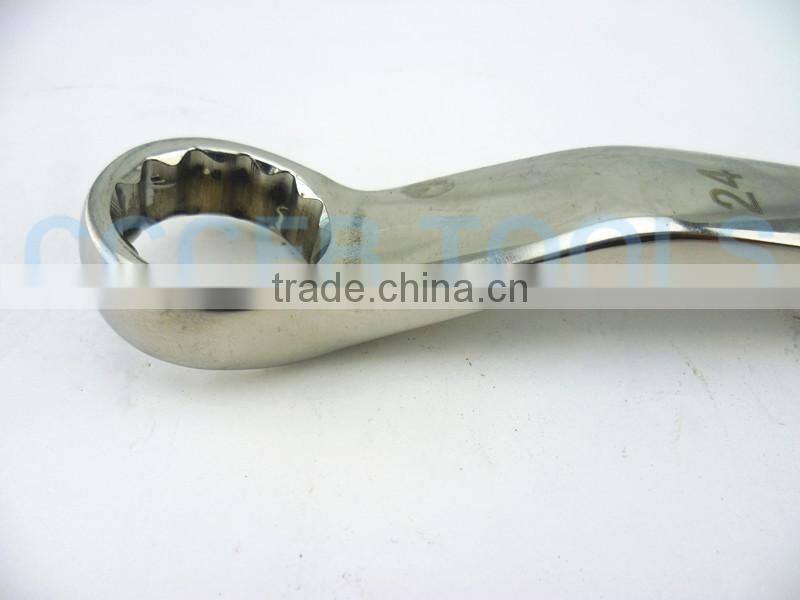 304 Stainless Steel Double Box Offset Wrench non-magnetic double ring spanner,SS D/E Ring Spanner