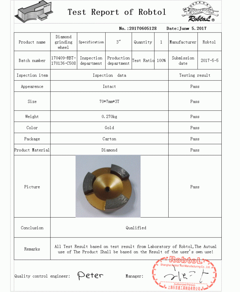 70mm three 3 segment diamond grinding wheel abrasive polishing disc for concrete granite marble double cup wheel