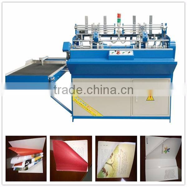 endsheet pasting book gluing machine