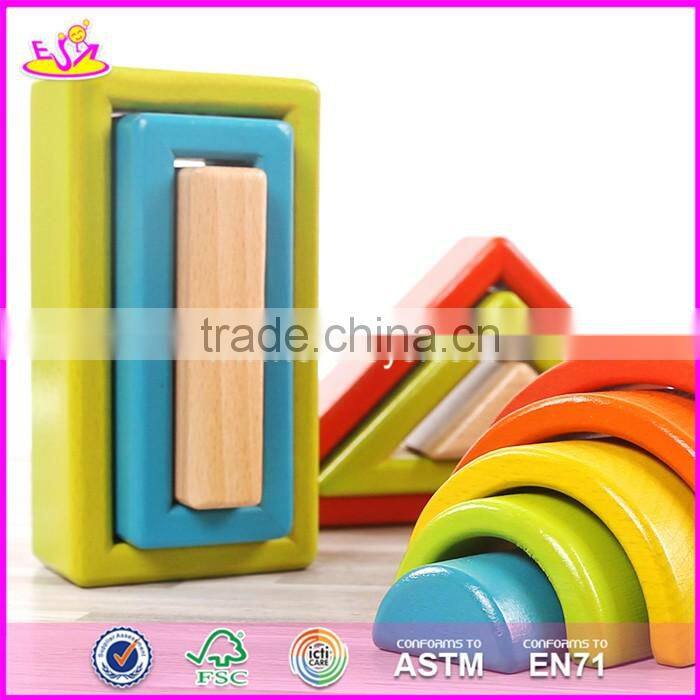 2017 New design best preschool building blocks wooden brick toys for kids W13A136
