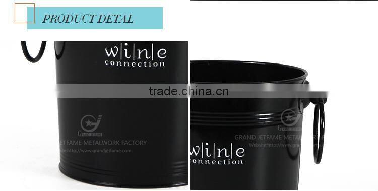 the metal galvanized garden powder coating ice bucket drinks cooler bucket