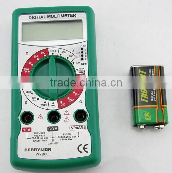 BERRYLION LCD screen voltmeter ammeter Ohm test meter, new design multimeter design