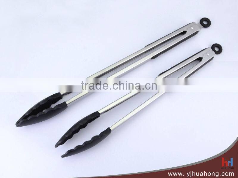 12" Silicone Cooking Tongs/Silicone Kitchen Tongs With Soft Grip Handle HFT-S06C