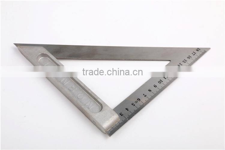Professional set square with aluminum alloy base/TriangleRuler