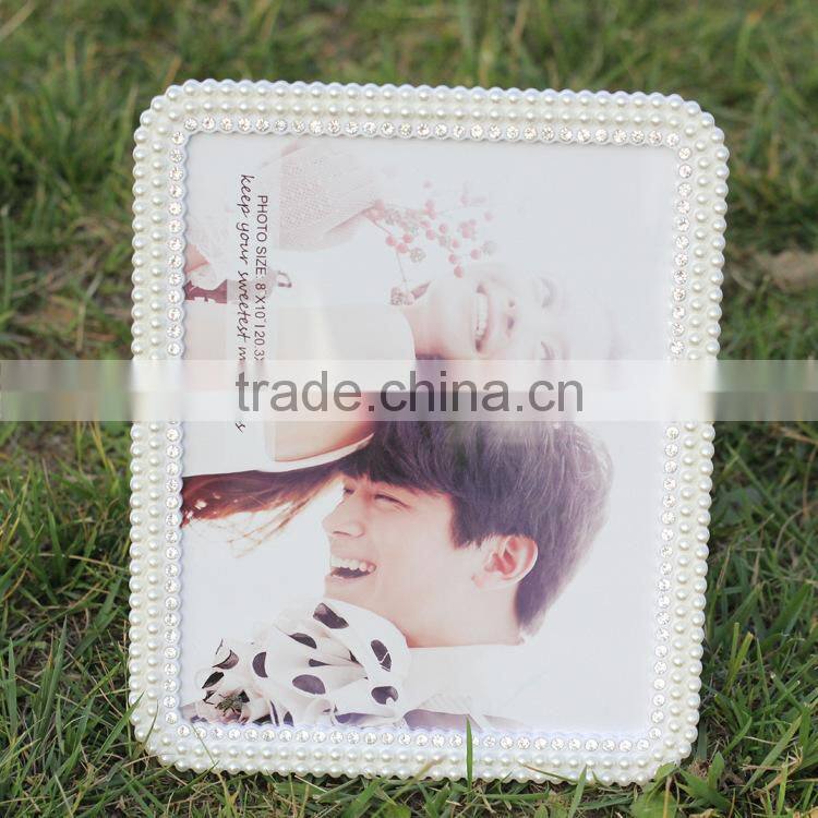 Hot Selling Wedding Photo Picture Frames Handmade Pearl Picture Frame