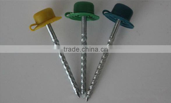 roofing nails with plastic cap