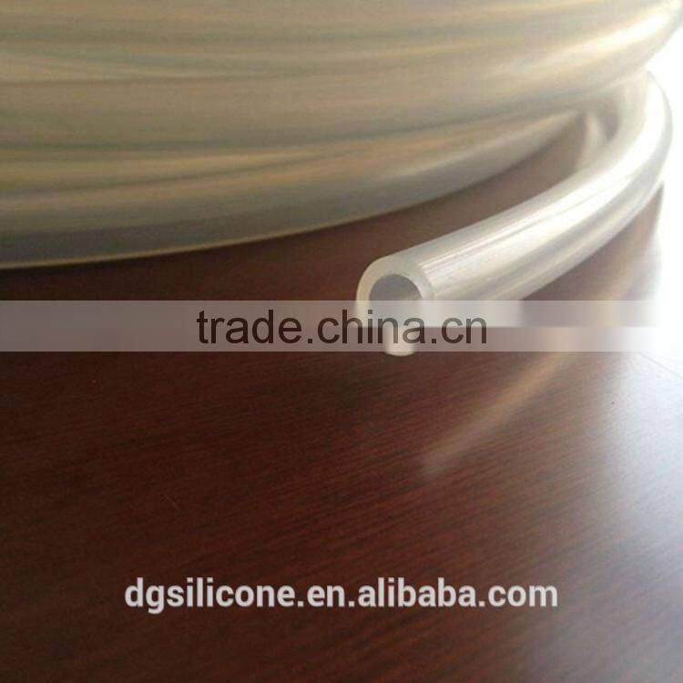 High Temperature Reinforced Heater Hose White Silicone Rubber Tubing