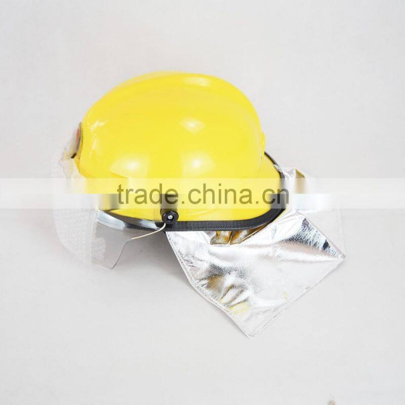 Can Resistant 300 Degree Nylon Anti Fire Fire Fighting Helmet for sale