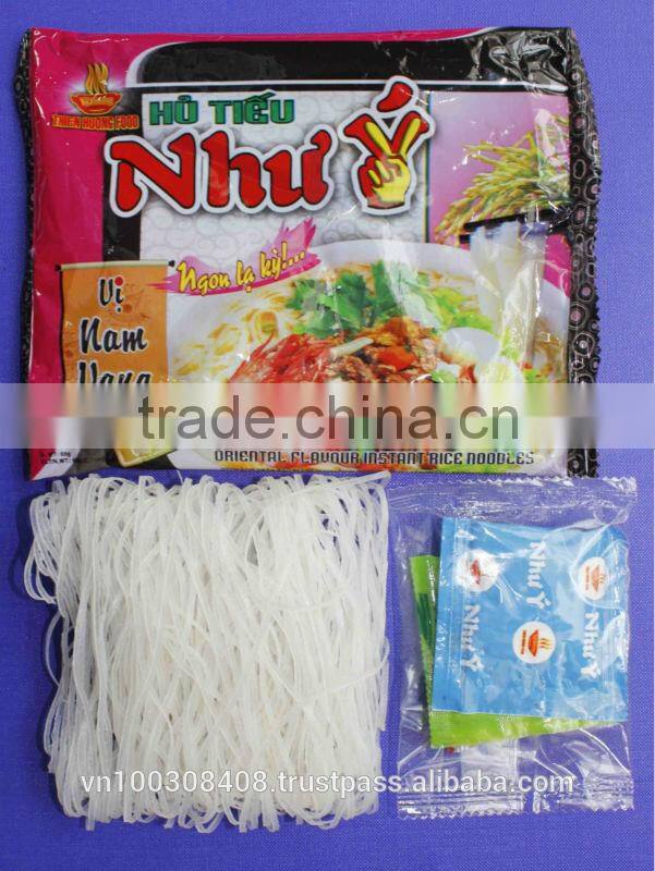 Shrimp and garlic instant rice noodles 65gr