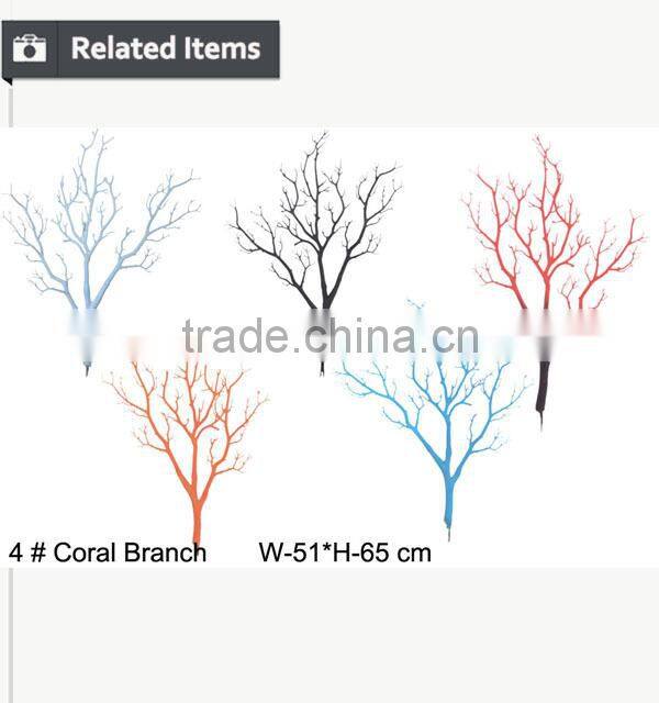 new style wedding stage setting centerpieces showcase decorations artificial coral branch