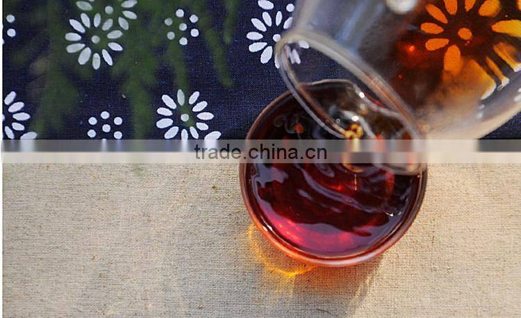 Wholesale mellow taste weight lose loose puerh tea highly welcomed detox tea Yunnan famous ripe royal puer tea