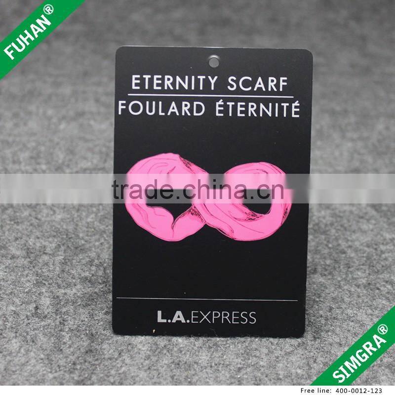 PVC Scarf Holder Hangtag