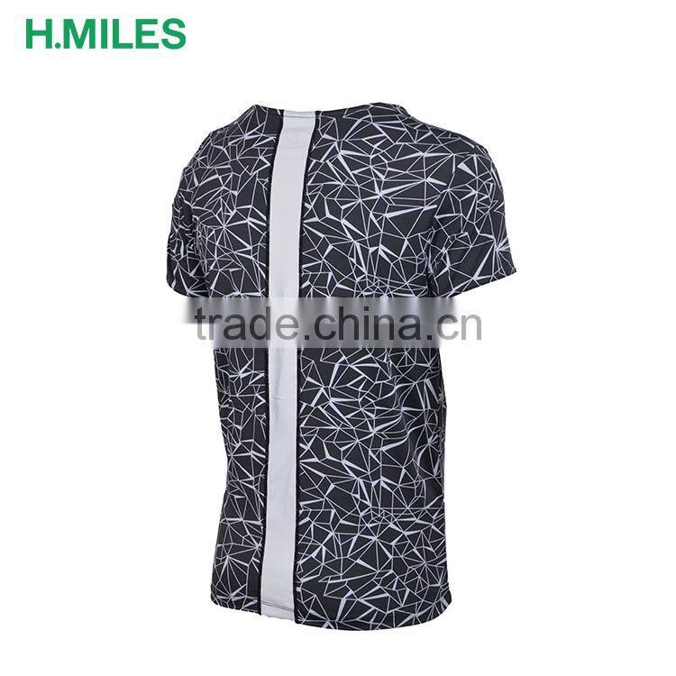 New model fashion oversized v-neck sport clothes mens t shirts t-shirt