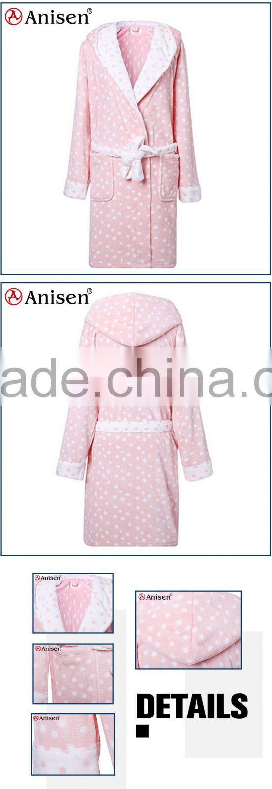 oem factory polar fleece women sleepwear