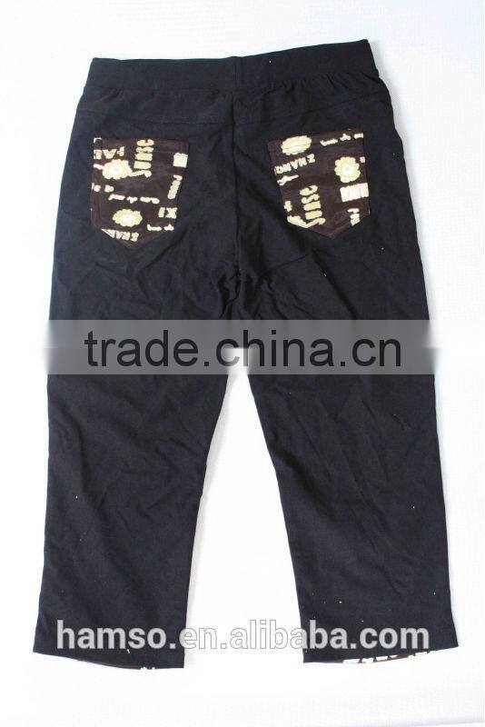 baby pants with flower lace