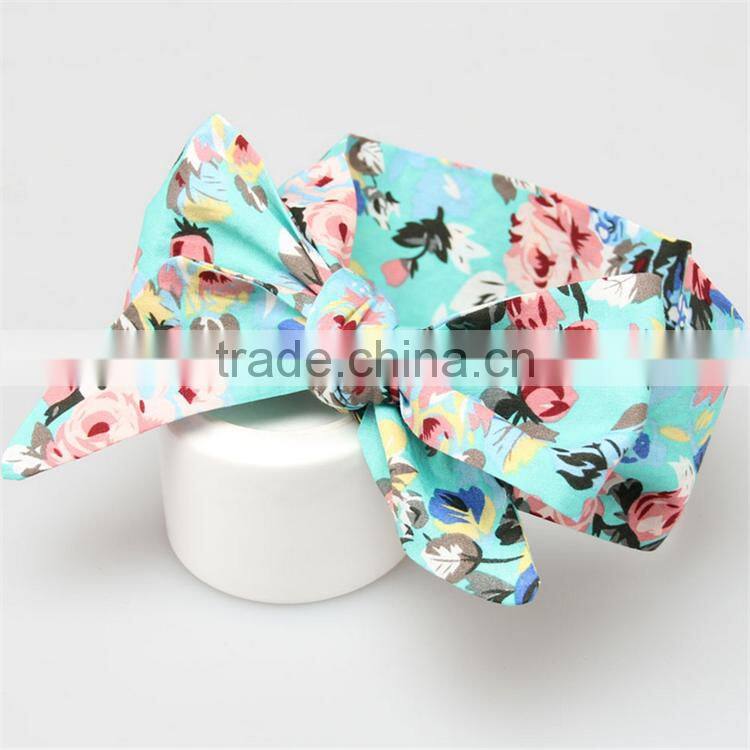 Hot sale super sweet INS baby bowknot shaped headwear hairbands headbands for gifts