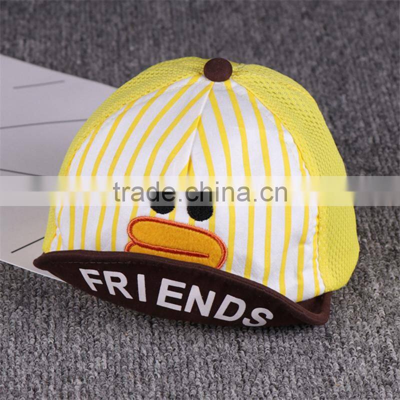 wholesale cheap custom stylish kids cotton cute baby baseball cap/hat for sale