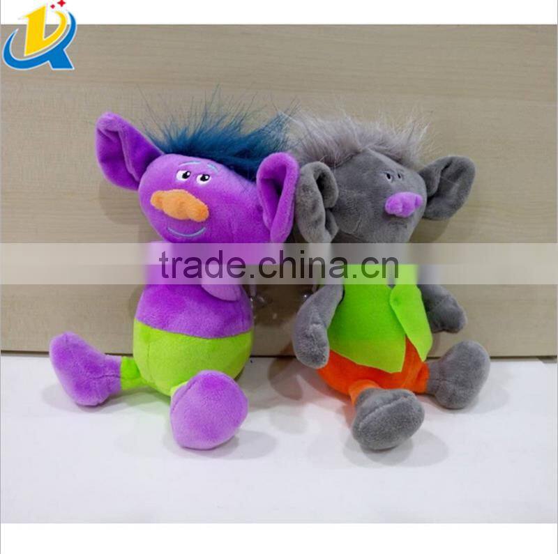 good quality cartoon dreamworks plush toys trolls set stuffed toy