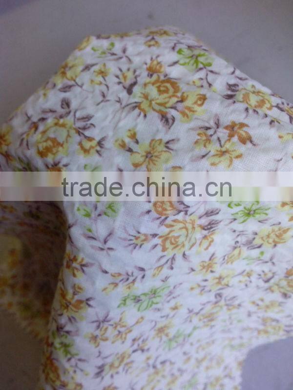 100% cotton print fabric voile seersucker