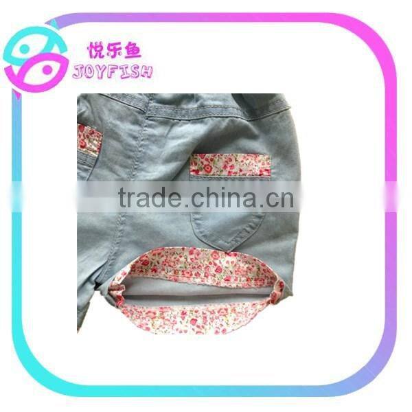 beautiful girl's denim shorts