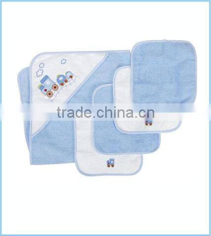 Wholesale supplier organic cotton towel hooded baby bath towel