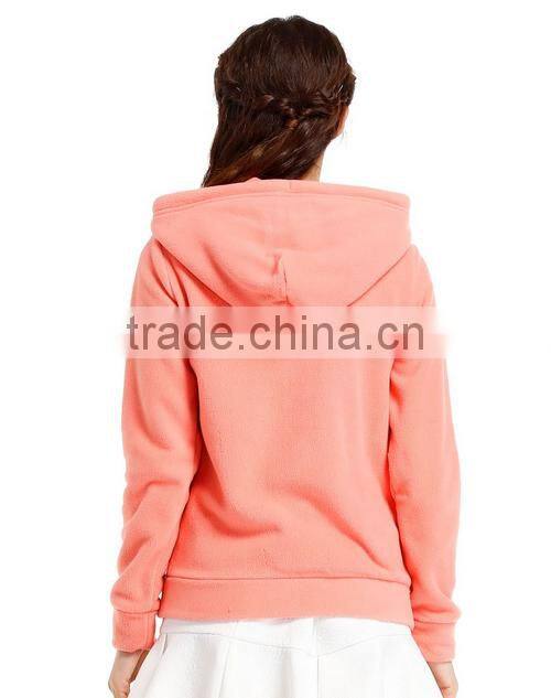 Shallow peachblossom comfortable contracted long-sleeved jacket