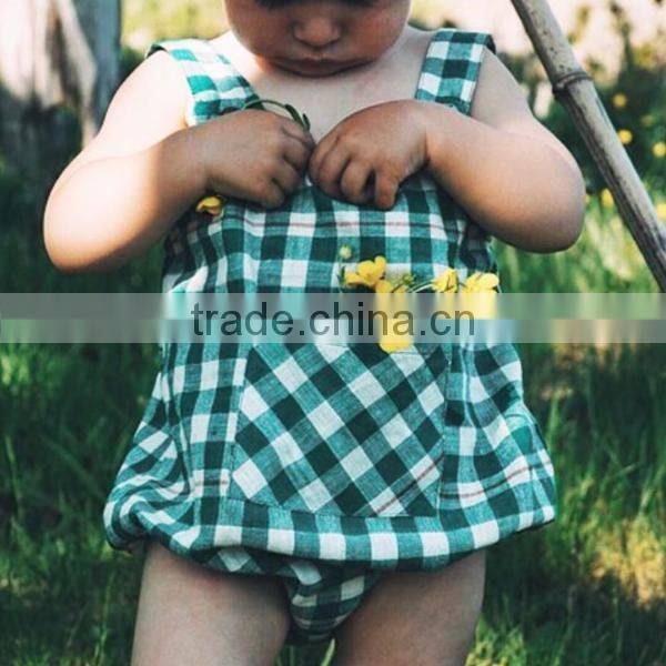 Green Color Fashion Baby Romper Newly Childrens Romper Jumpsuit Bodysuit