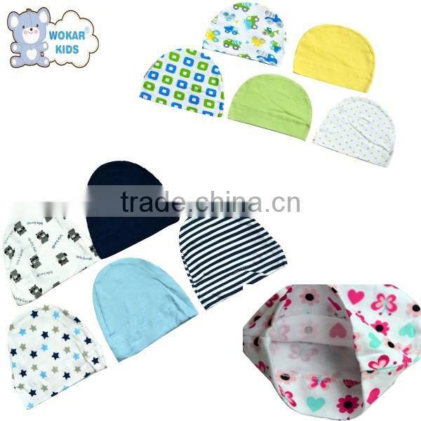 2016 hot sale cheap baby cotton beanies hat