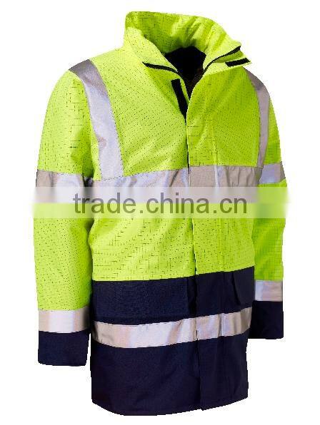 Multi-color fire resistant suit with 3M FR reflective tape