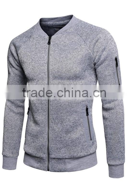 Stylish Long Sleeve With Pocket MenJacket/Front Zipper Pocket Men Jacket/ New Military Cotton Jacket J1703017