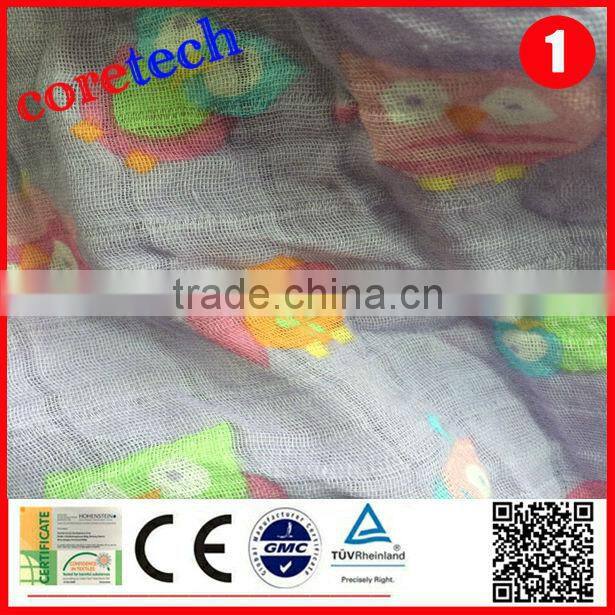 Organic anti-bacterial baby nappy fabric wholesale, printed diapers
