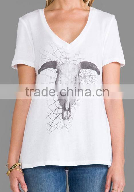 tight fit v-neck t-shirts