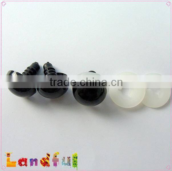 18mm Black Plastic Animal Eyes Handcraft Eyes For Wool Needle Felt Doll