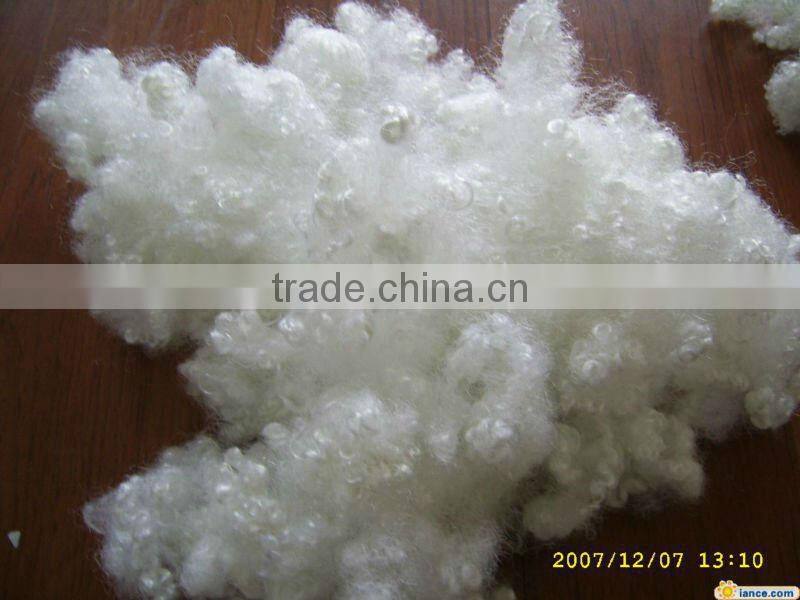hollow conjugated siliconized (HCS) polyester staple fiber