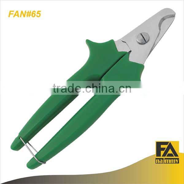 Tip Nail Cutter Stainless Steel with plastic Handle