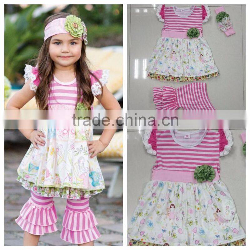 2017 latest design summer baby girl halter flower printing romper