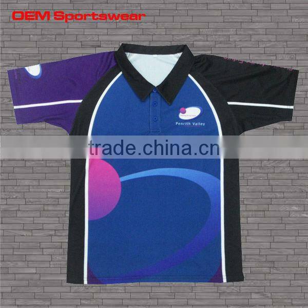 Boys stripes sublimation print polo shirts in raglan pattern