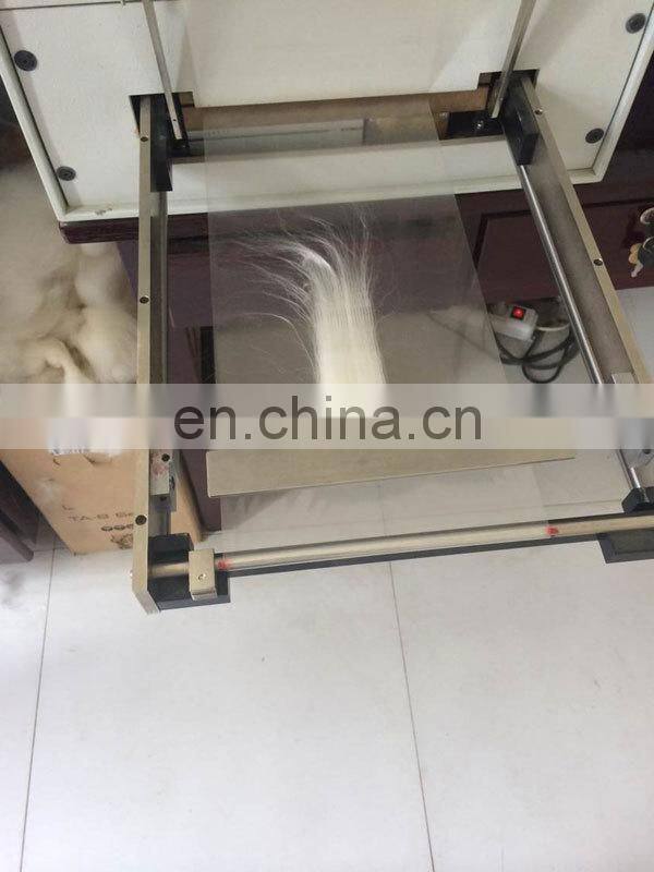 Inner Mongolian dehaired and carded natural white cashmere fiber 15.5mic 36-38mm